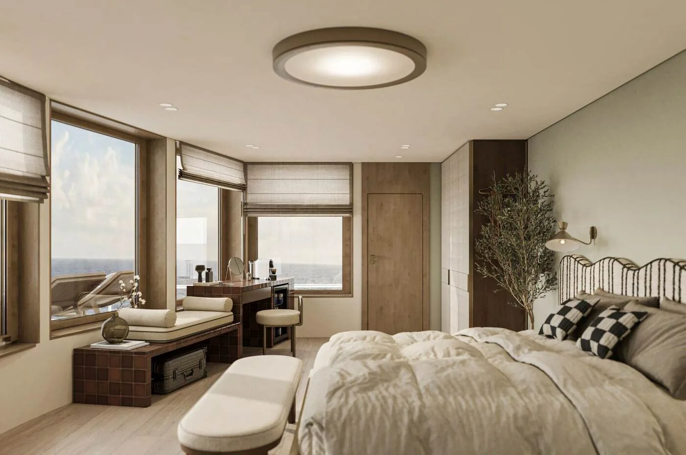 Presidential Suite — diseño de espacios Grand Legacy